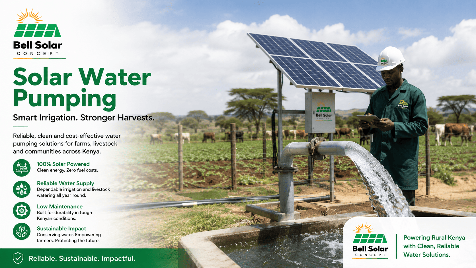 Empowering farms with solar irrigation in kenya bellsolarc.com